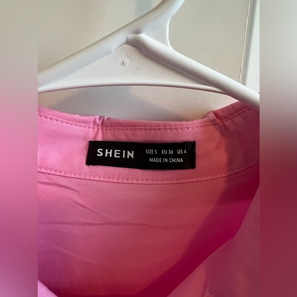Pink Button Up - Picture 2 of 3
